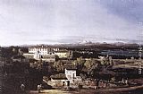 View of the Villa Cagnola at Gazzada near Varese by Bernardo Bellotto